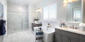 Modern bathroom tile | Elite Builder Services