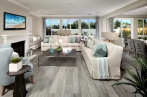 Living room tile | Elite Builder Services